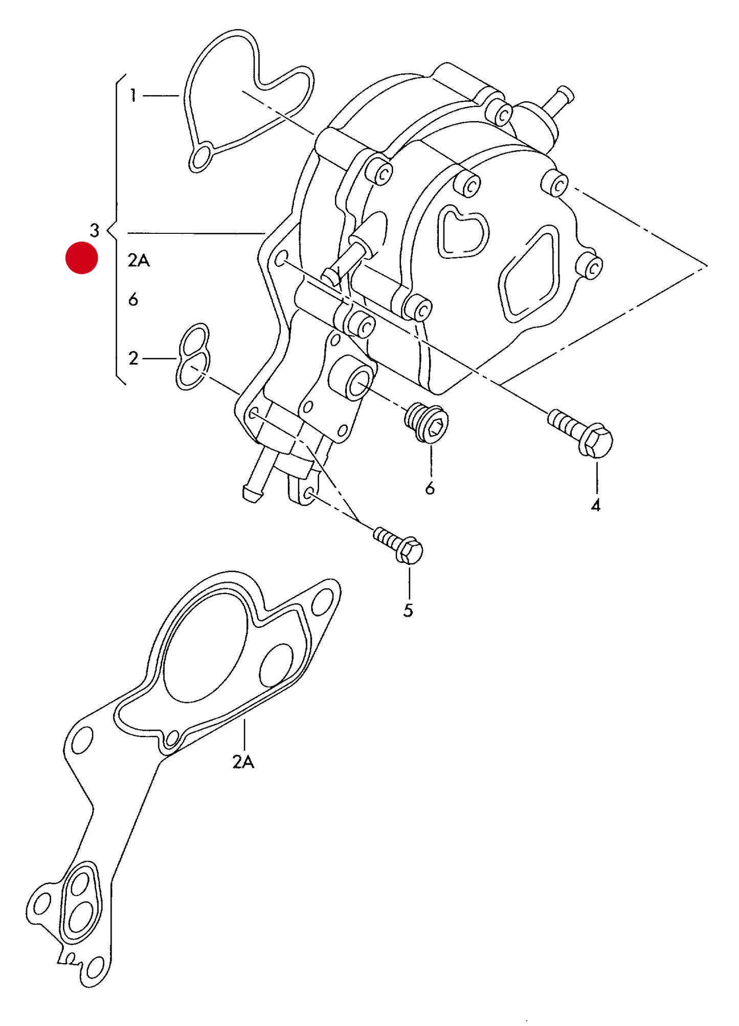 115174 Pierburg Fuel/Vacuum Pump 1.2/1.4/1.9/2.0TDI 03> (2 types, old & new design-both diffrent sizes)