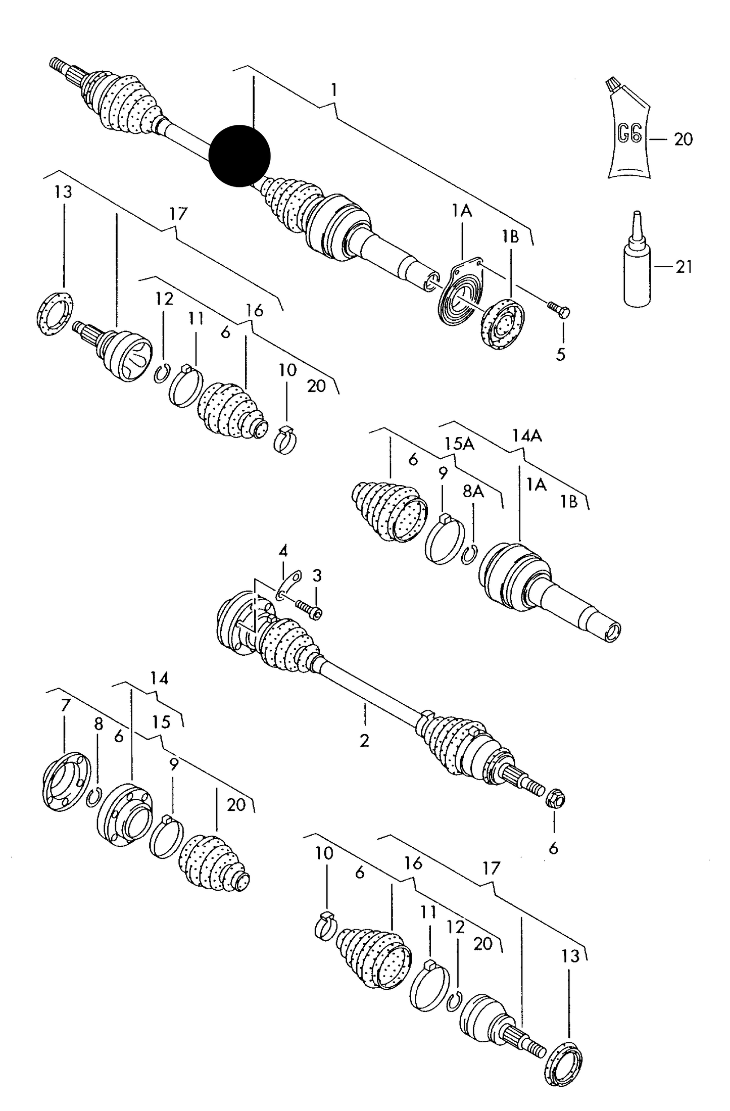 181255 NEW R/H Driveshaft T5 1.9tdi 5speed manual