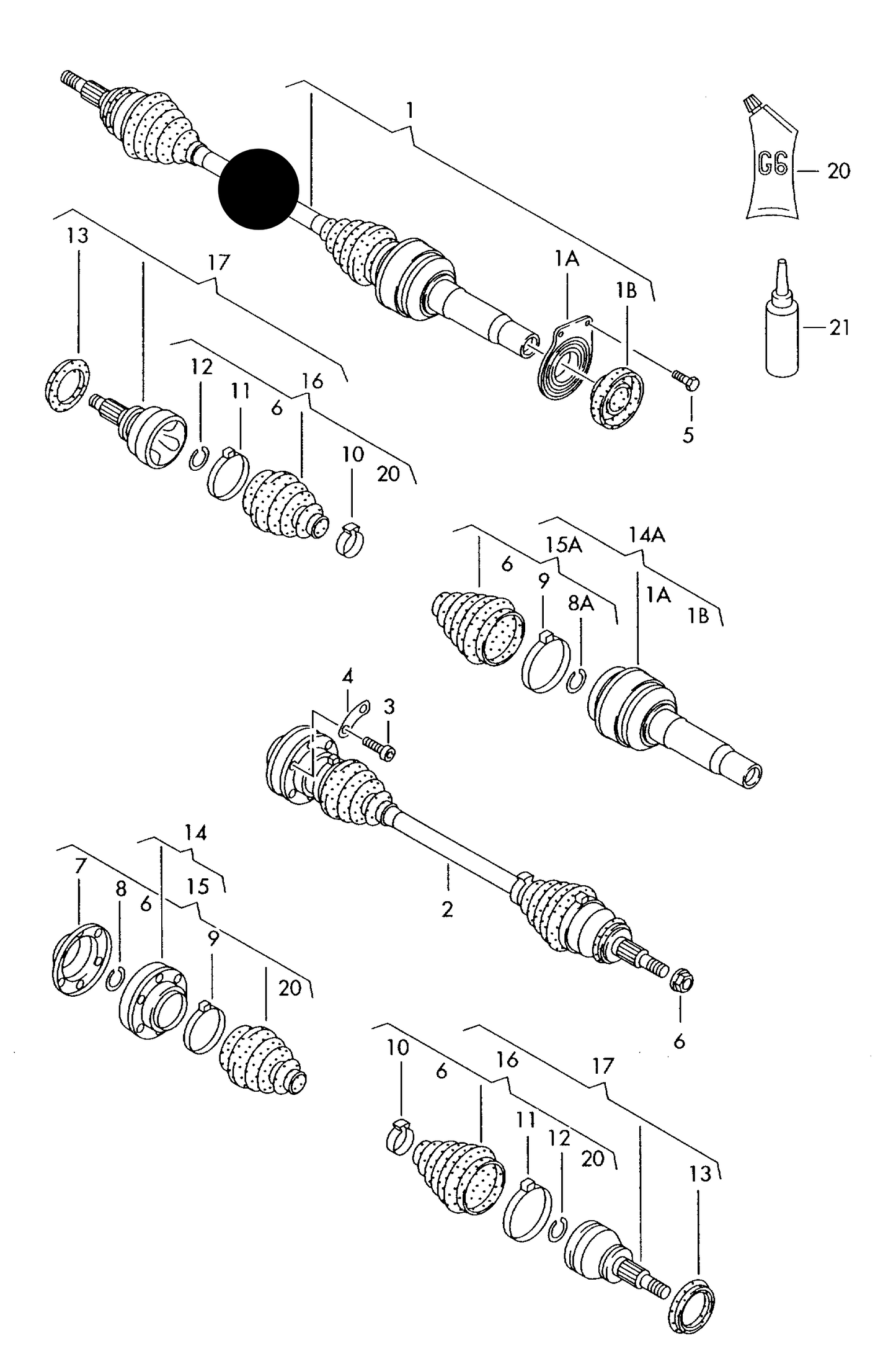 182112 L/H New Driveshaft