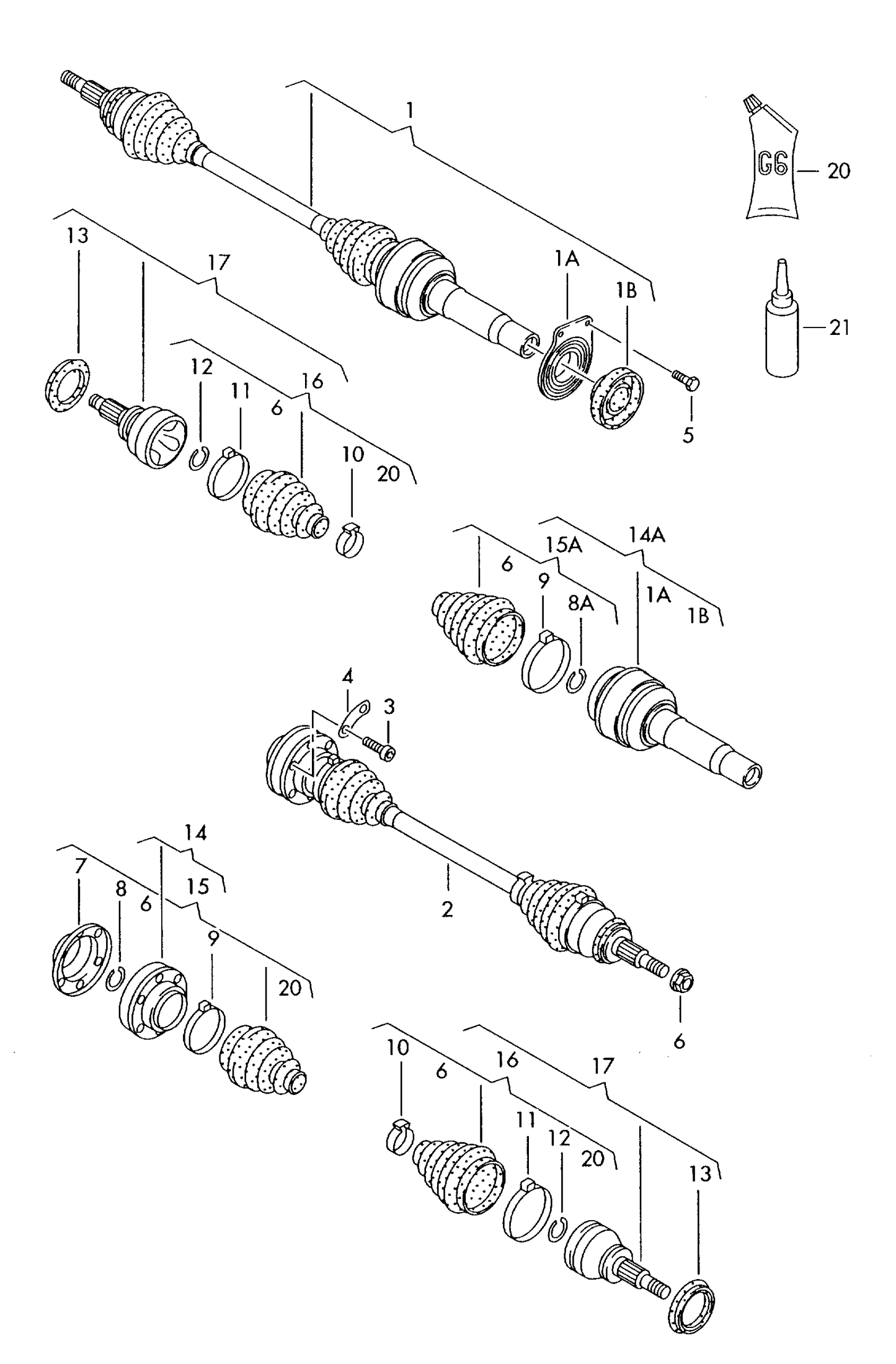 304837 Meyle Inner stub & c/v joint kit