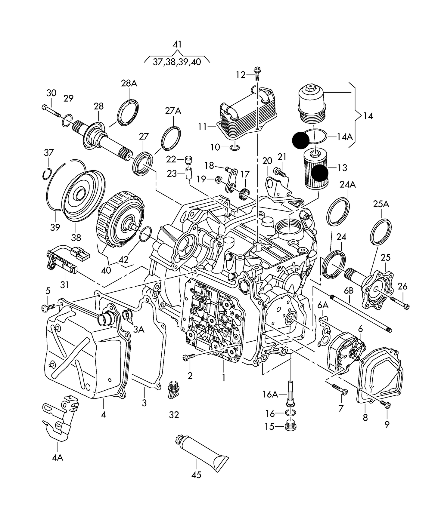 113241 DSG Oil Filter & Seal