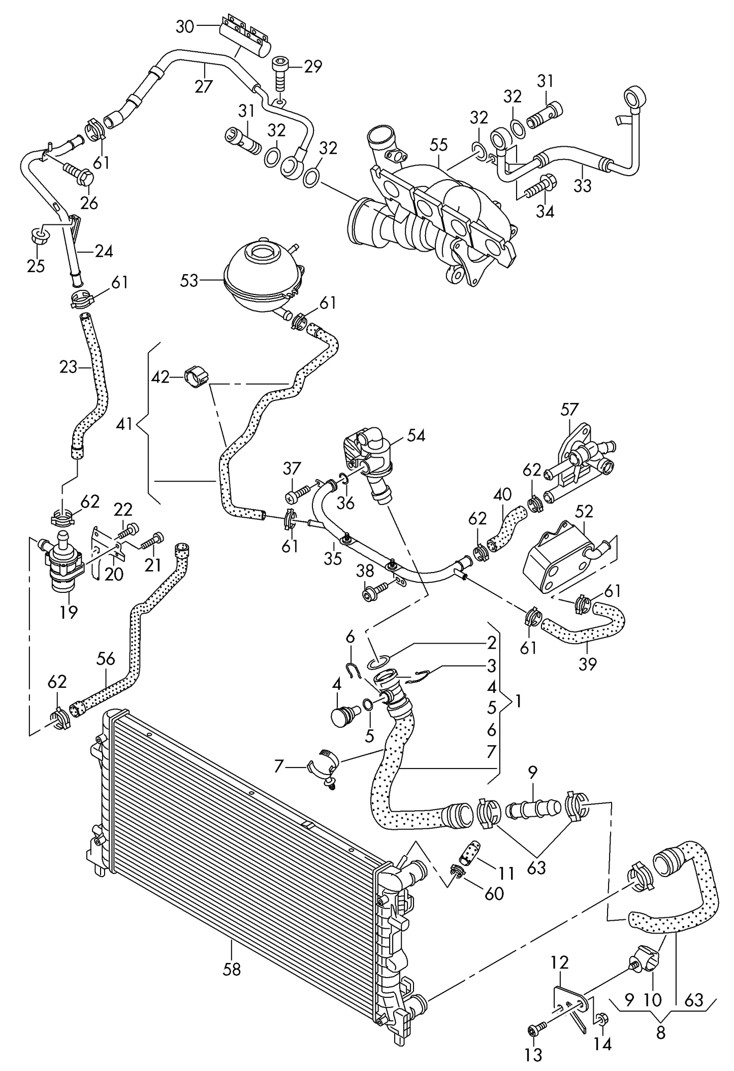 107915A Coolant Flange Sensor Plug Kit