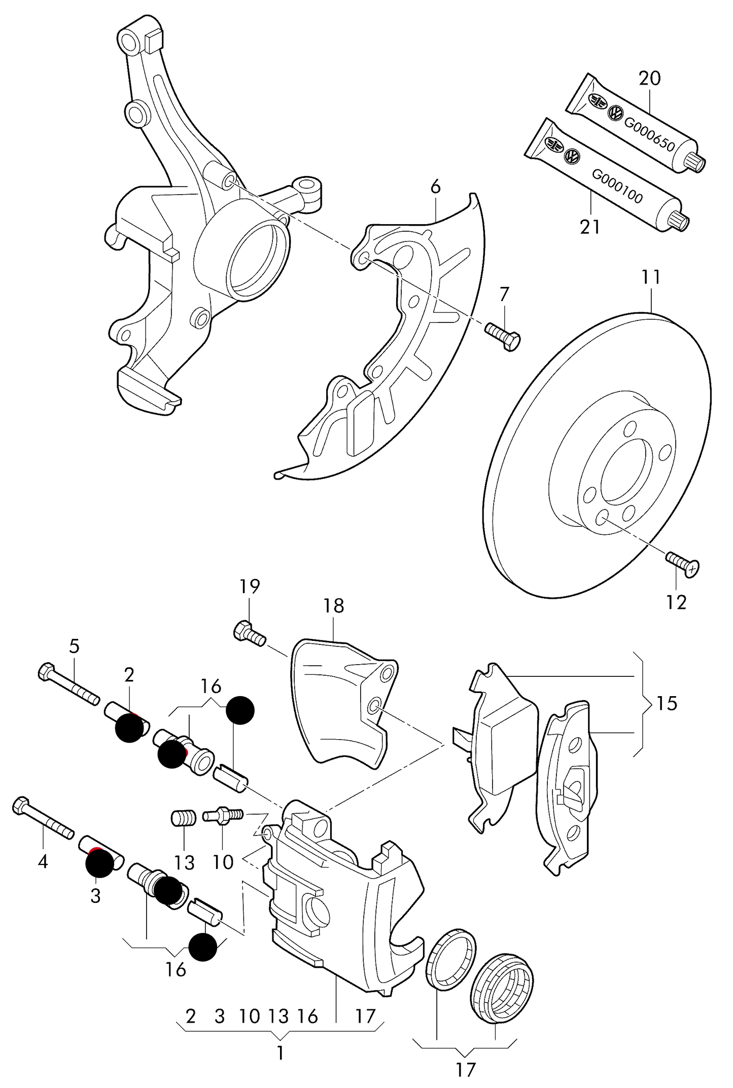110713 Brake Caliper Slide Pin/Sleeve Thread Size M9x1,25, Length 54.9 mm upto 2005 ??