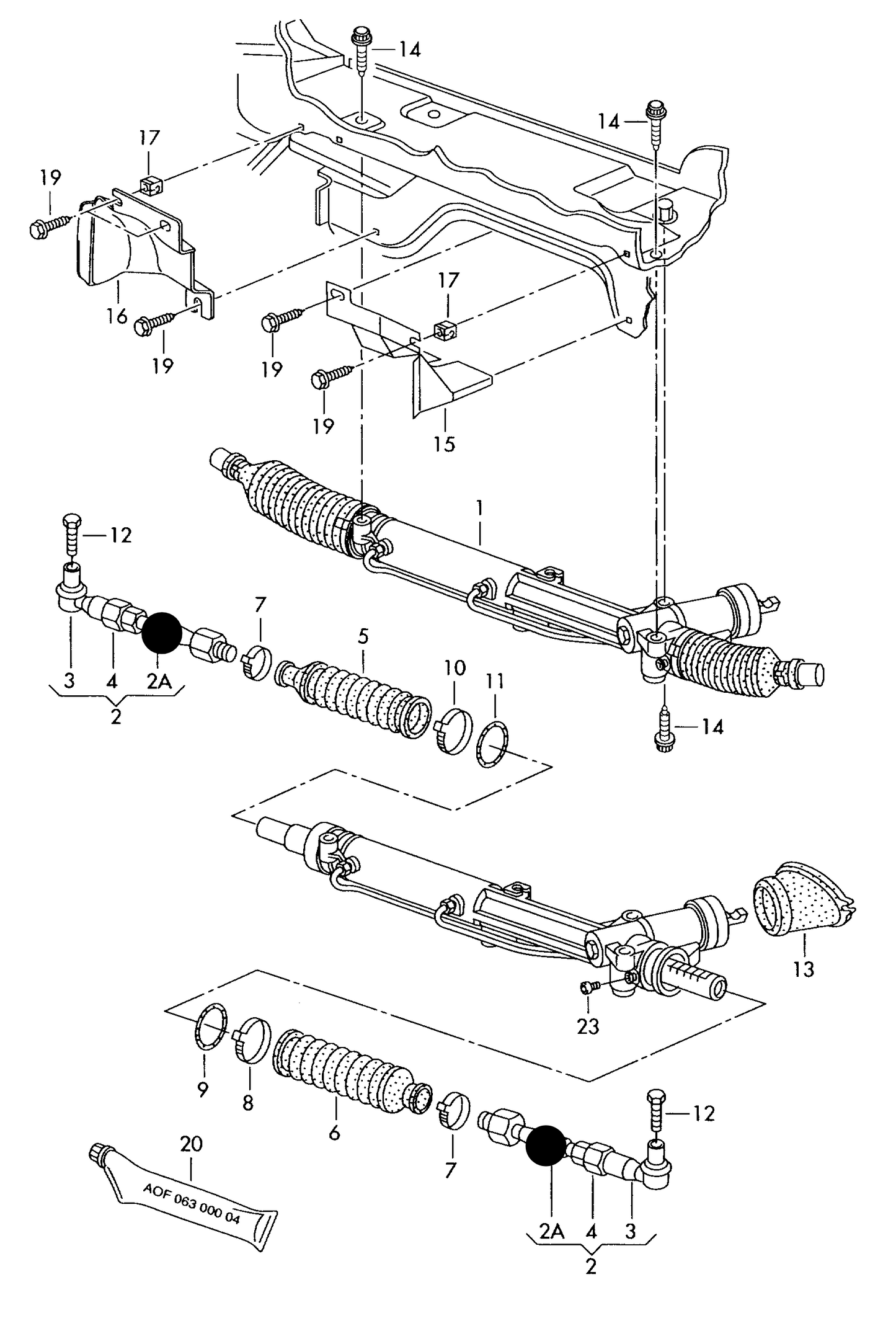 115767 Steering Inner Tie/Track Rod excluding End (3/4)