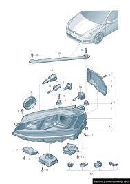 044932 VALEO R/H Headlamp assy VW Golf mk7 ‘Not in stock, but available to order-Usually 1-2 days to us’