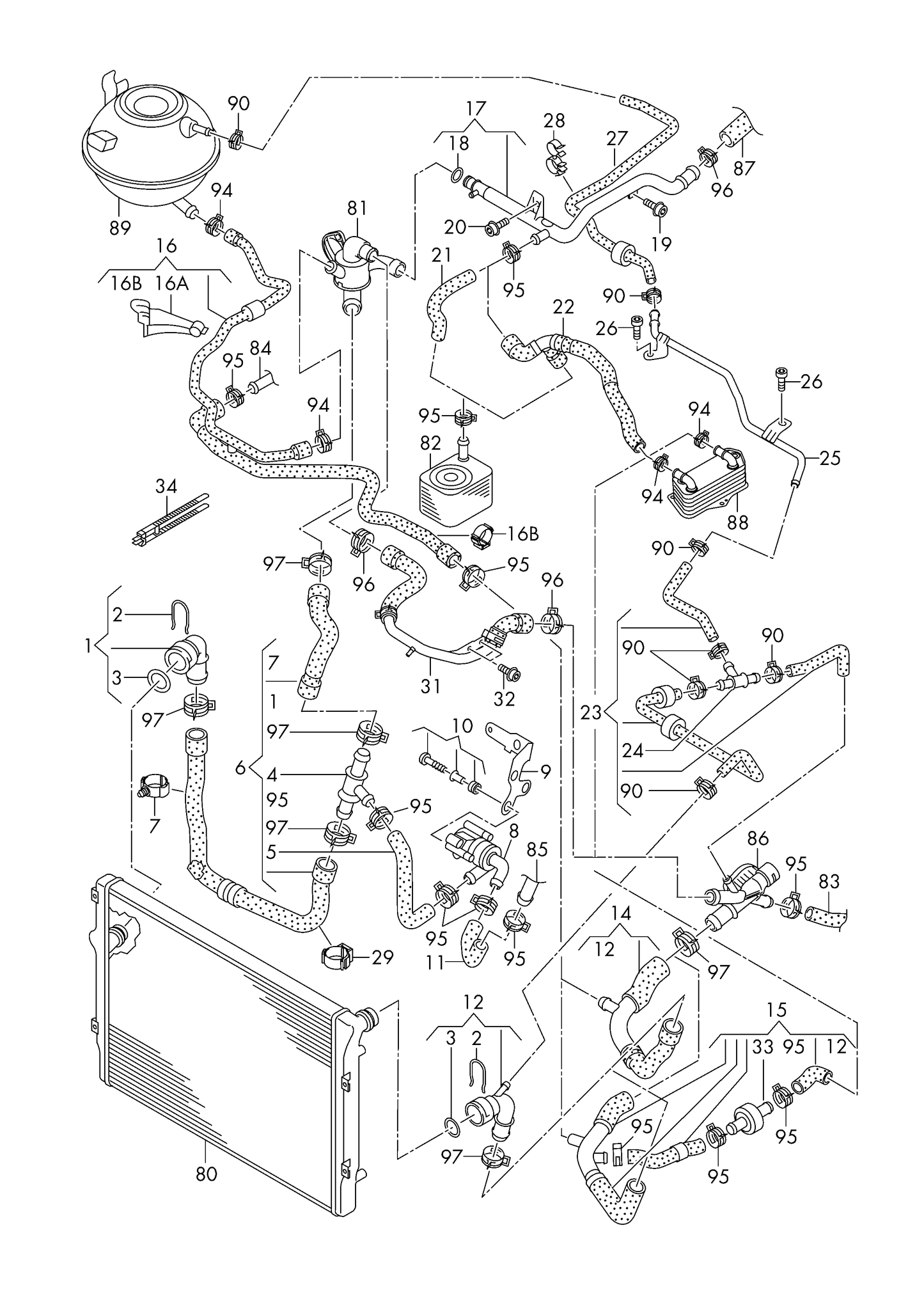 117654 Pierburg Electric Additional Water Pump 'Buehler fitment only'