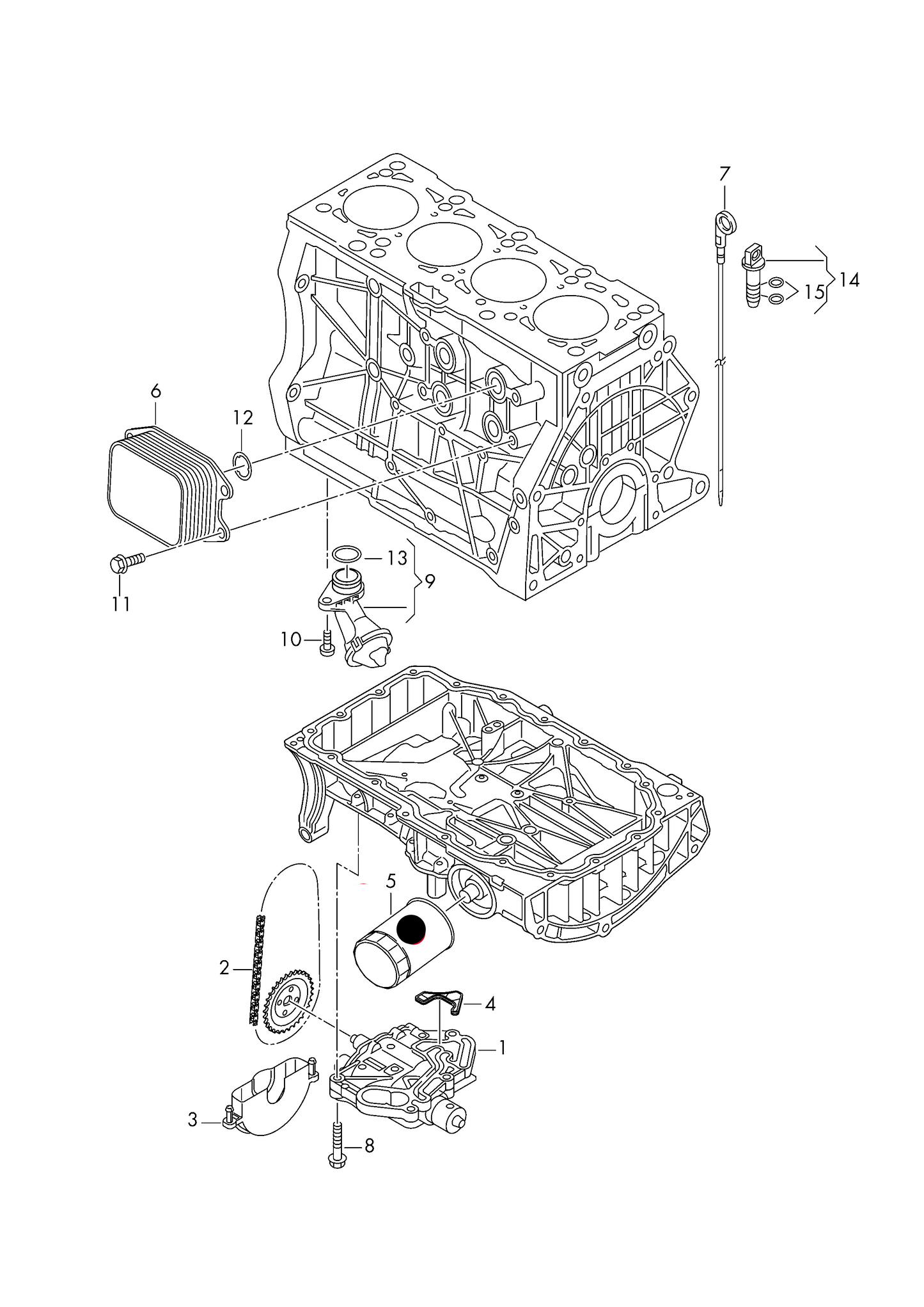 115022 Oil Filter 1.4TSI 140BHP 2010>