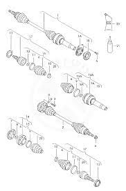 49630 Febi Front hub nut T5 mid 2004>