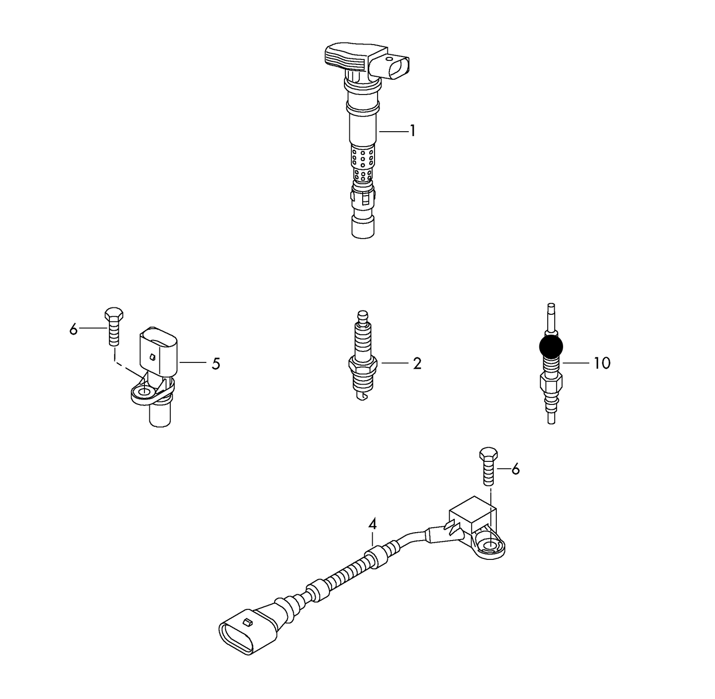 111214 NGK Glow Plug 2.0TDI BMR/BUZ, BRE,BRF,BVG