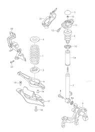 ACS1132 Rear Coil Spring Audi A4 01> STD susp.