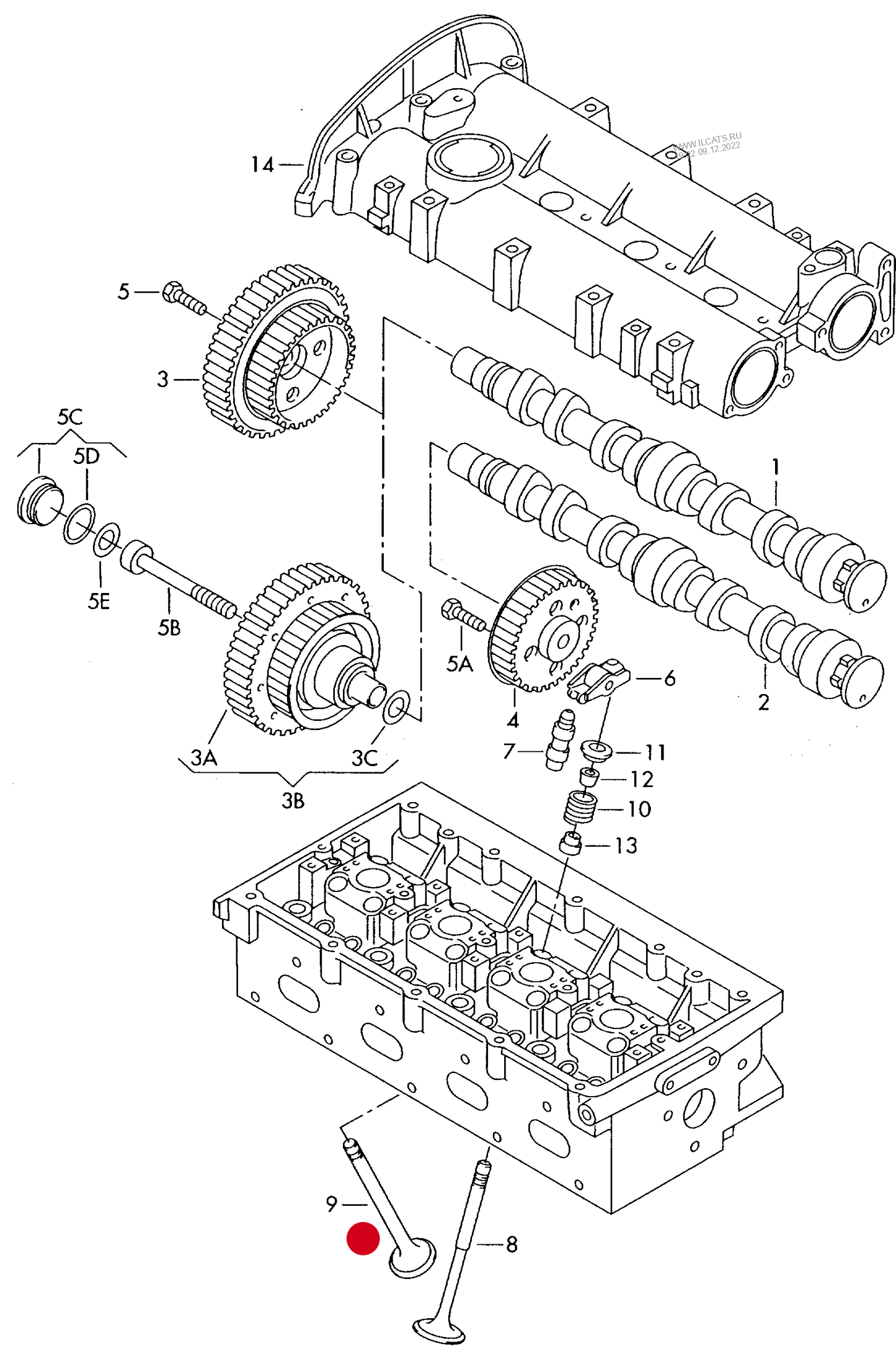 108021 Exhaust Valve 100.6mm