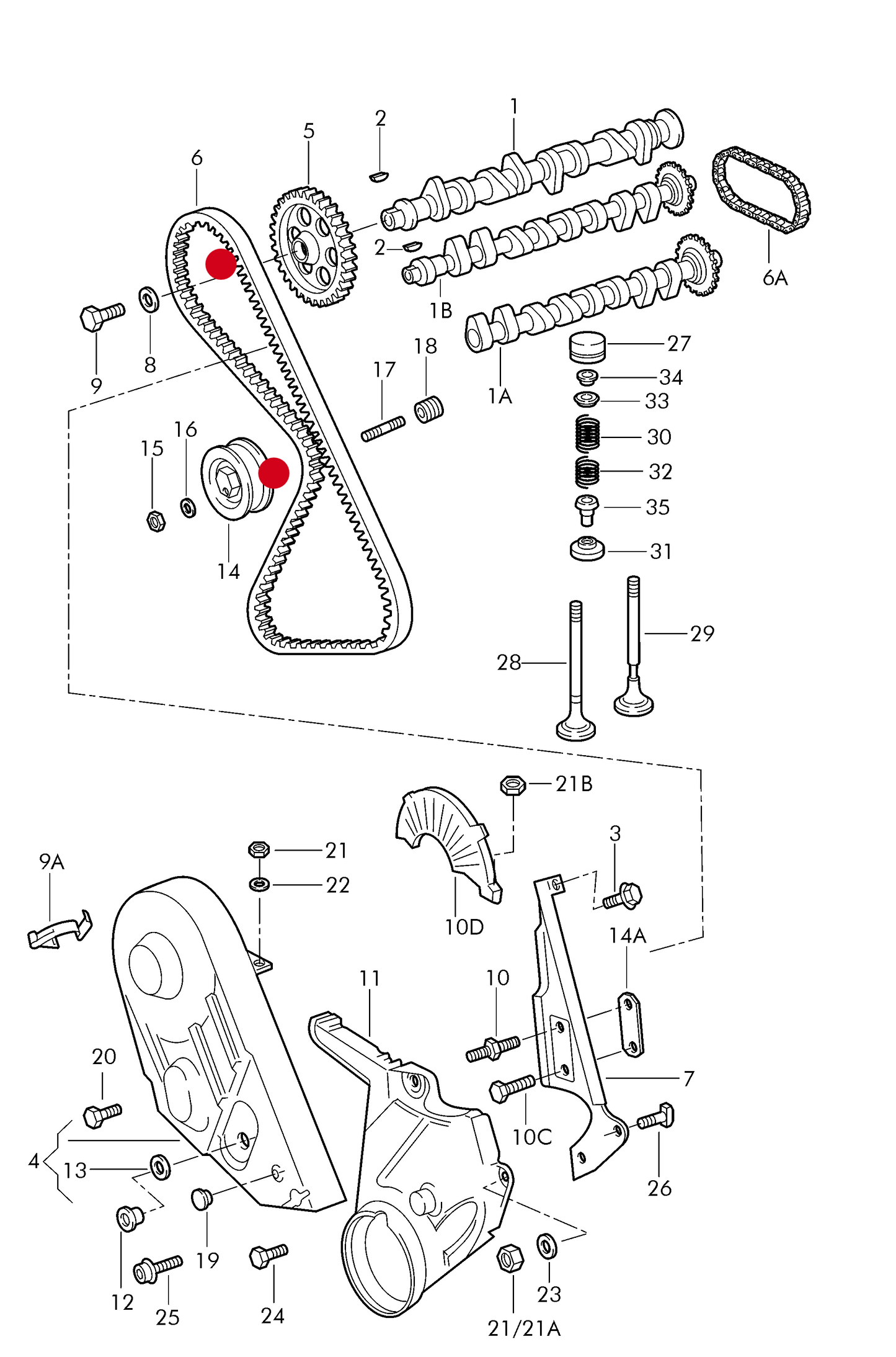 172601 Cambelt Kit & Water pump 1.6/1.8 8V AAM,ABS,PD,PP,RN,DZ,RU, JN,NE,SF,JV, DZ,RNA,PM