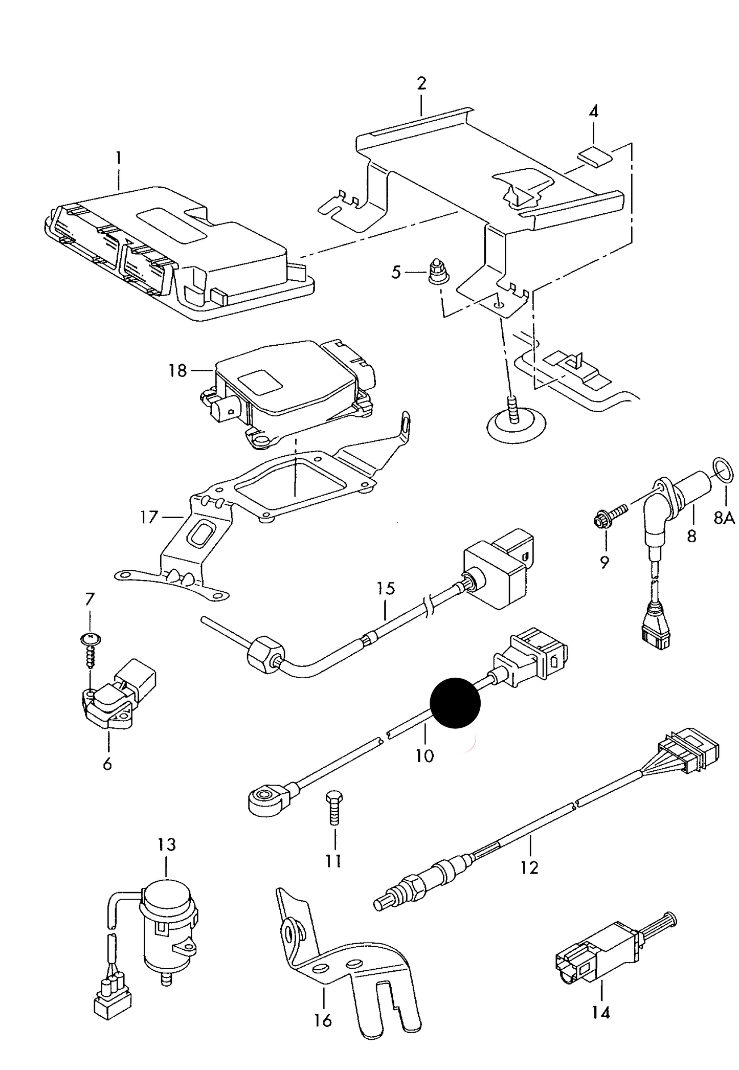 110661 Anti-Knock Sensor BMD,BKR, CHFA,CHFB,BDE,AUM,AQN, AZJ,AHW,AXP, AZD,BEH,BCA, BAD APK,AQY,AUQ,BSE,BSF, CHGA,CCSA, CAVD,CAXA, CGGA,CBZB, CNWA,BSE,BSF, CHGA,CCSA, CAVD,CAXA, CGGA,CBZB, CNWA,CGPA CBZA,CBZB BXW,CGGB BTS,CFNA CLMA,CFWA