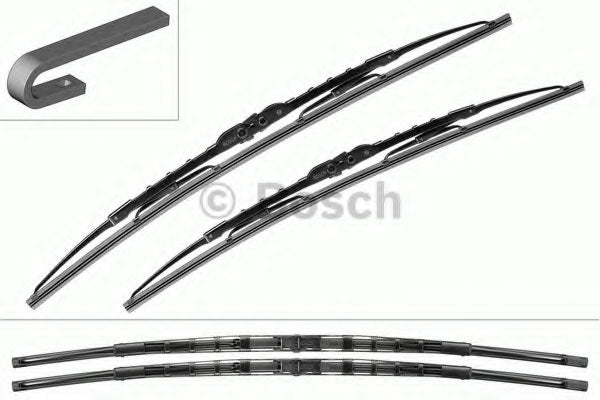 6) 108962 BOSCH Front Wiper Blade Set Sharan/Alhambra 96>02 – VWS
