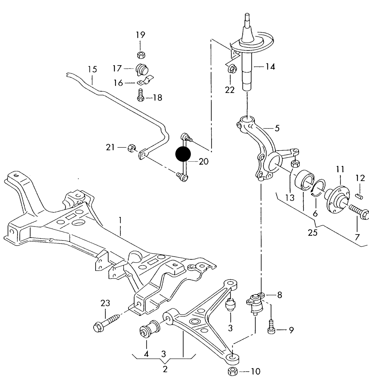 108135 Front Anti-Roll Bar Link Left/Right