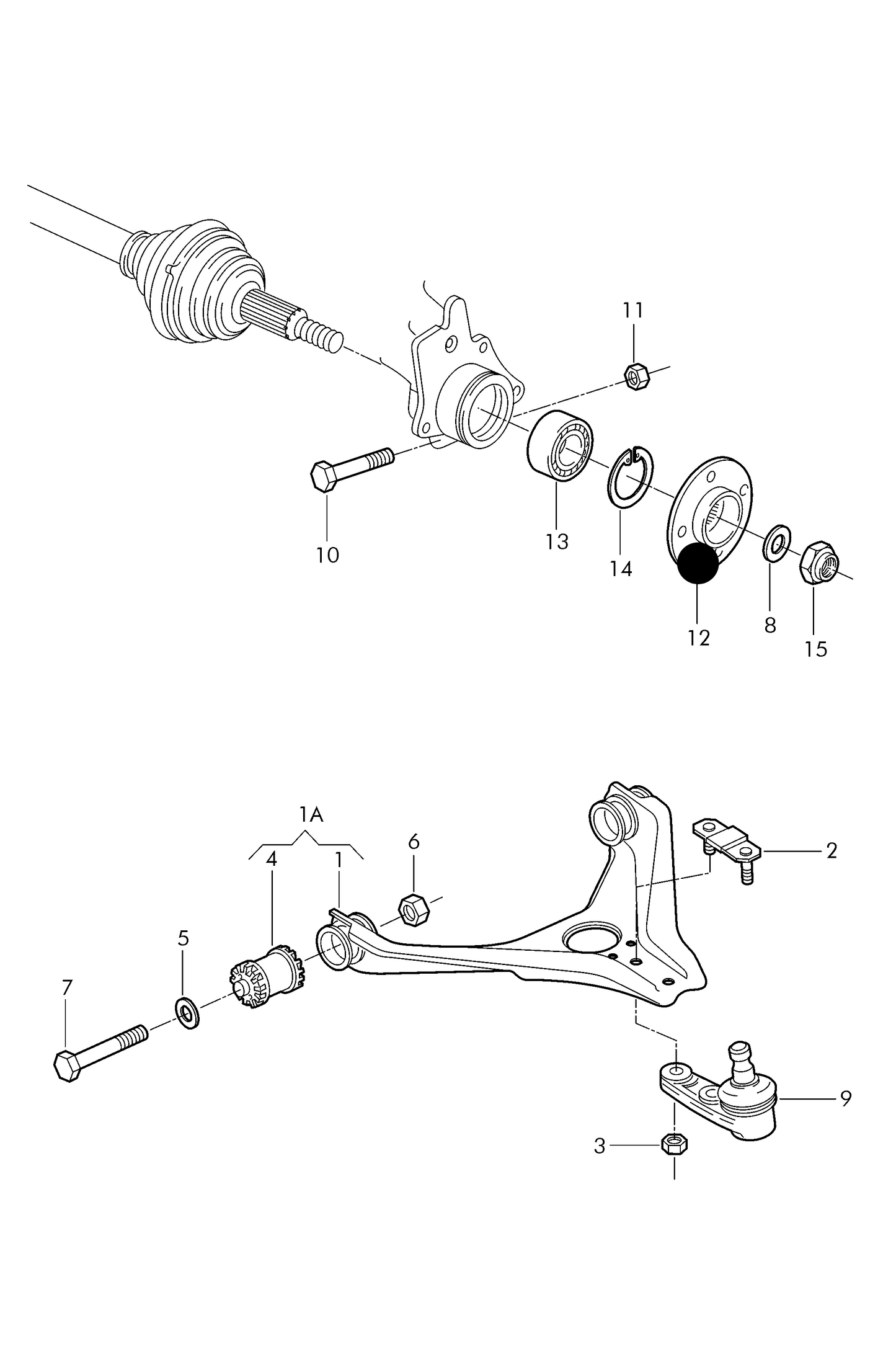 104316 Topran Front Wheel Hub A80 92>96/A4 'Made in Italy'