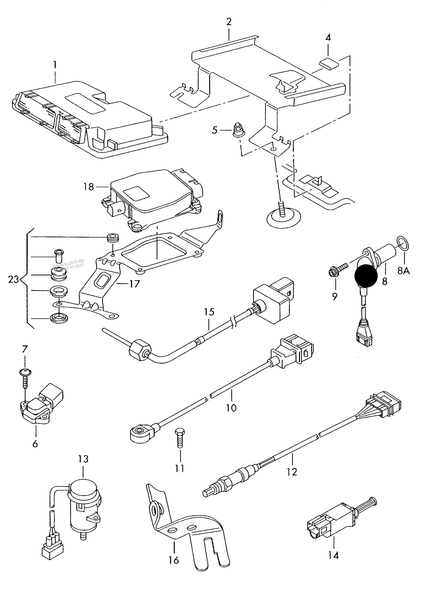 114558 Camshaft sensor