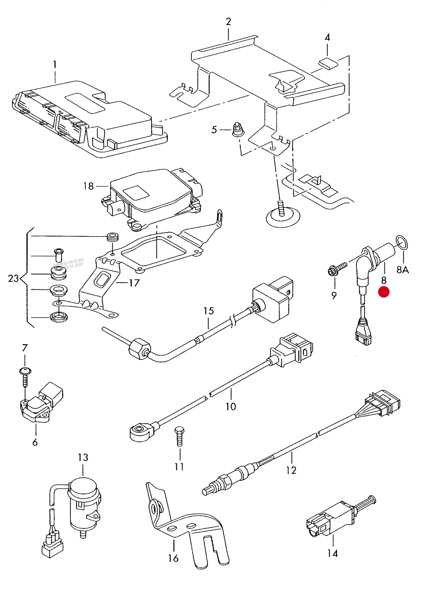 116164 Crankshaft Sensor CAXA,CAVD, CBDC,CBAA, CBAB,CAYB, CAYC,CBBB, CJAA,CFFA, CFFB,CLCA, CFGB,CNWA, CGGA, CEBA,CEBB, CECA,CECB,CBZA,CBZB PR:7L3