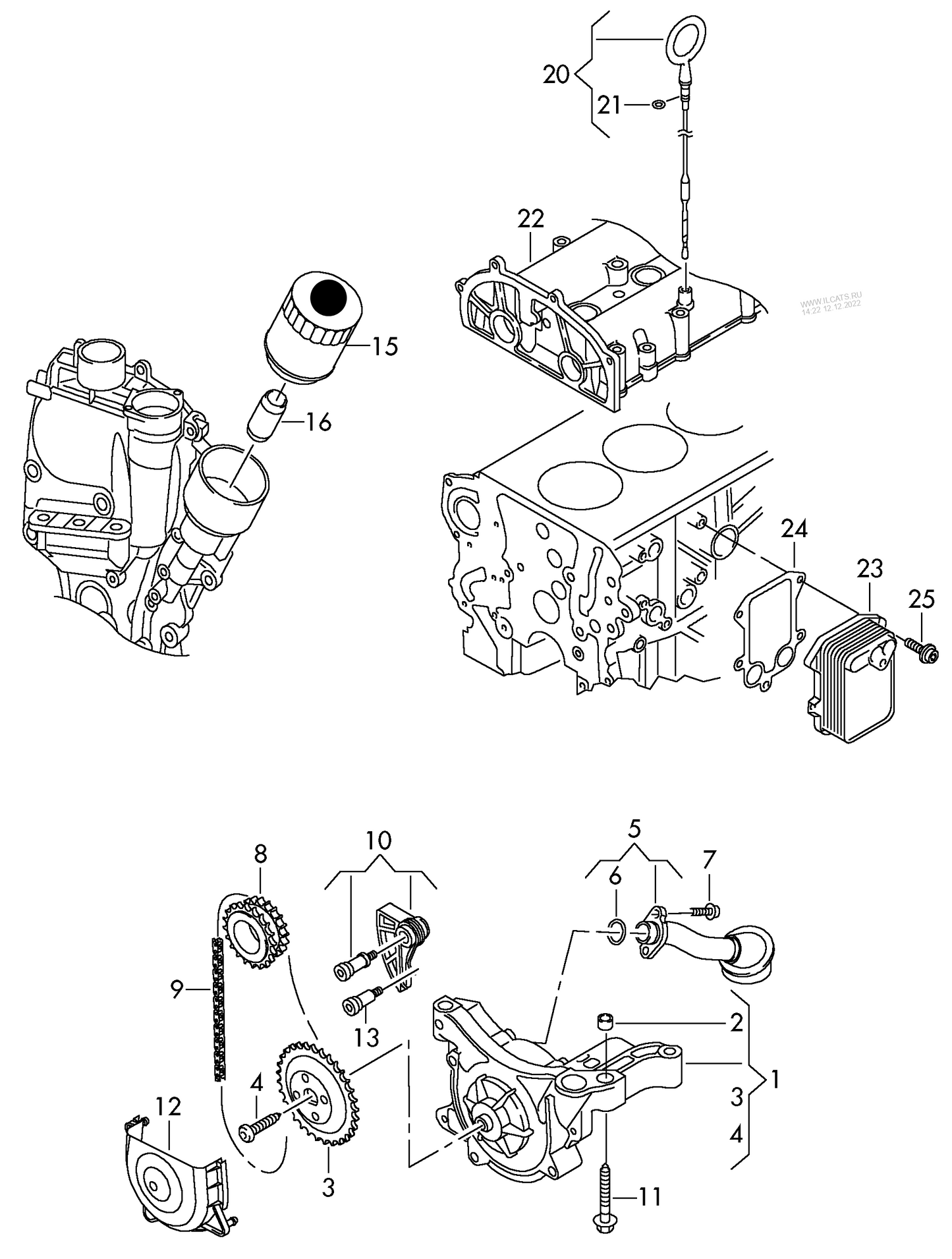 113149 Oil Filter 1.2 Petrol eng.+ CAXA,CBZB,1.2TSI/1.4TSI 07.06.2010>>