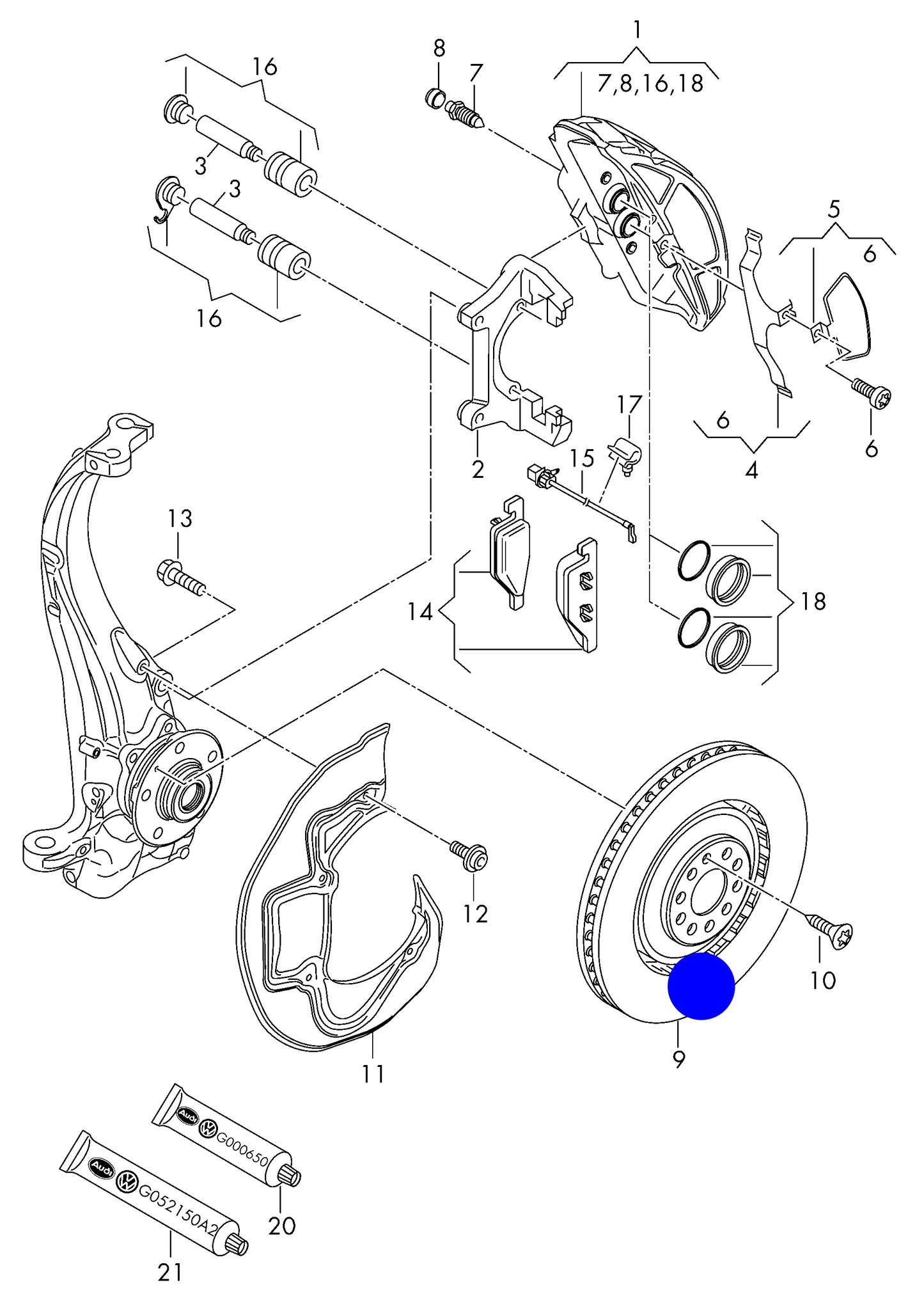116385 Pair of Platinum Coated Front brake discs 356mm