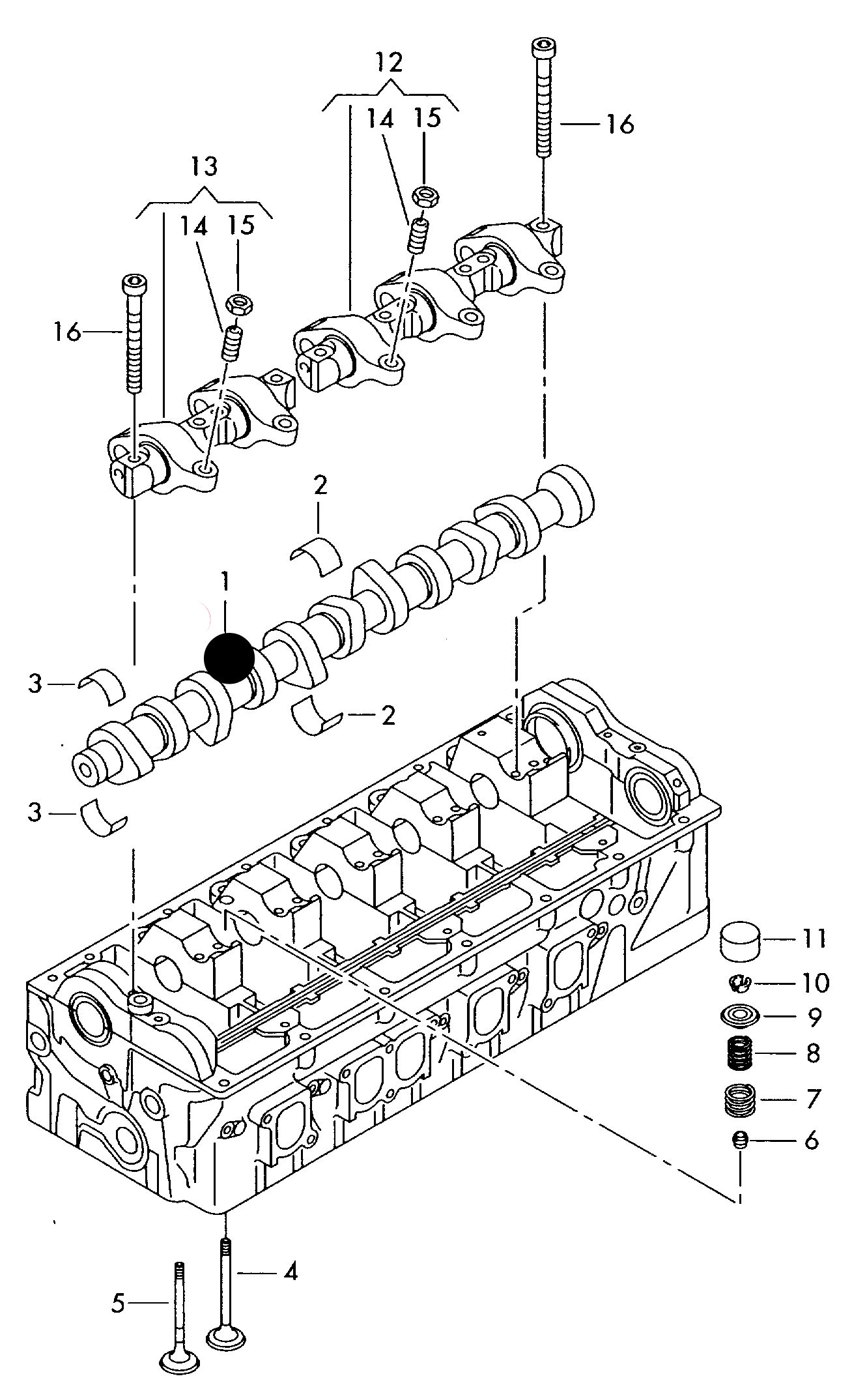 668881 Febi Bilstein Camshaft 2.5tdi AXD,AXE ''UK stocks.Available to order 1-2 days''