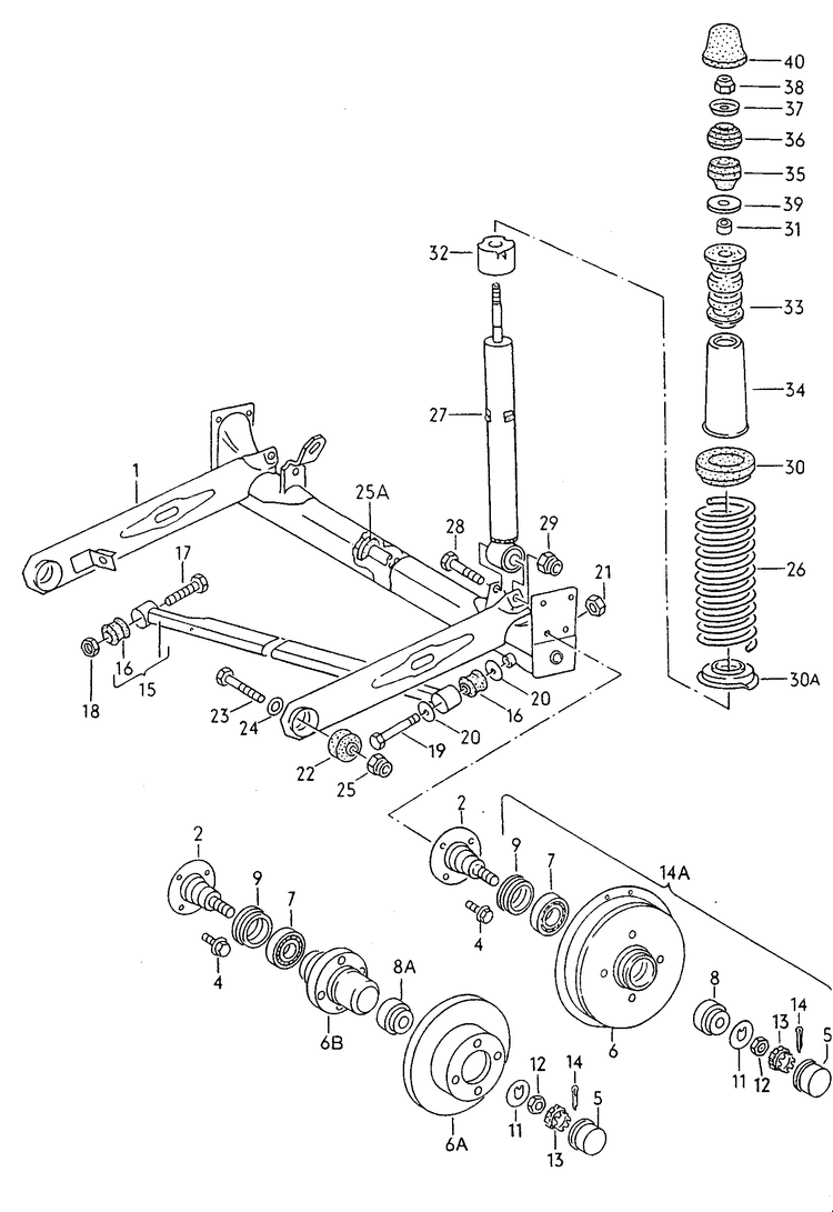 057-000 Audi 80/90 1992>1992