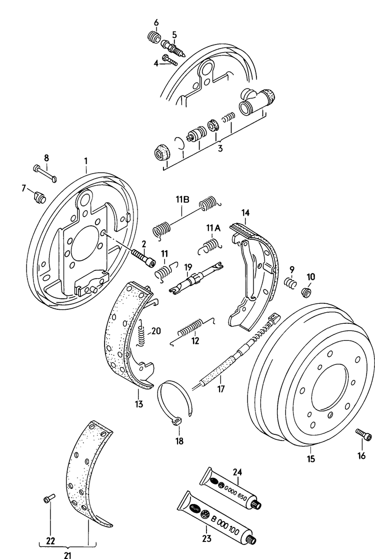 061-010 Volkswagen LT, LT 4x4 1975>1996 Twin rear wheels 291-296 M512:293-296  270x65mm