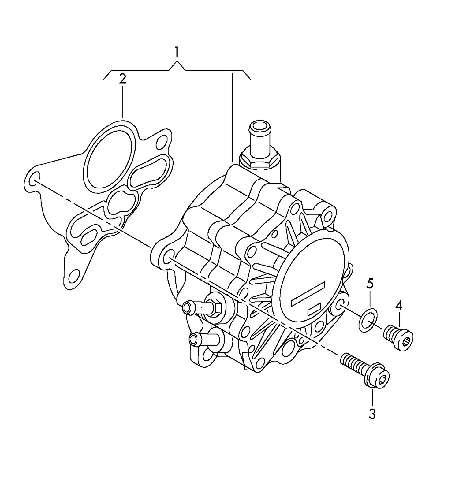 145-003 Audi A4 8E 2004>2008 fuel and vacuum pump 	4-cylinder+ diesel eng.+ BNA,BLB,BRE, BRD,BRF,BVF, BVA,BVG