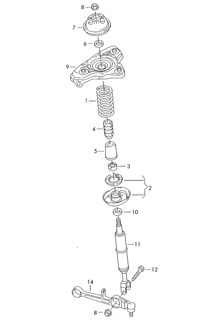 411-000 Audi A4 8E 2004>2006 Front suspension shock absorbers F >> 8E-6-233 000* F >> 8E-6-803 800* 4-,6-cyl. “Need help looking up the Correct parts? Send your Reg number & request on Webb chat”