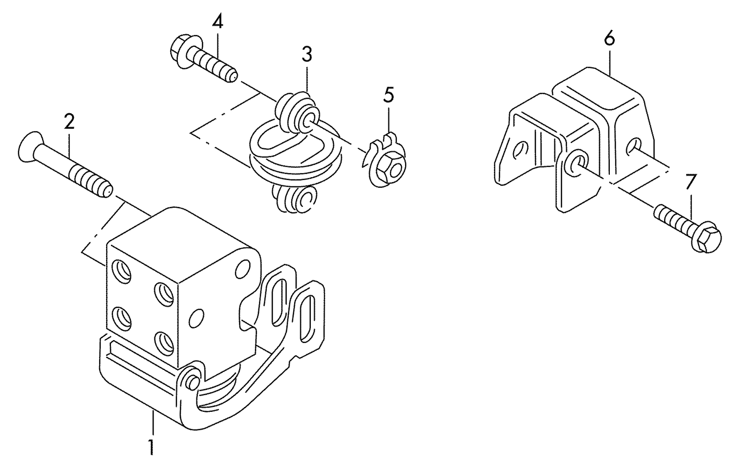 612-025 VW Polo 6N 2000>2002 brake force regulator