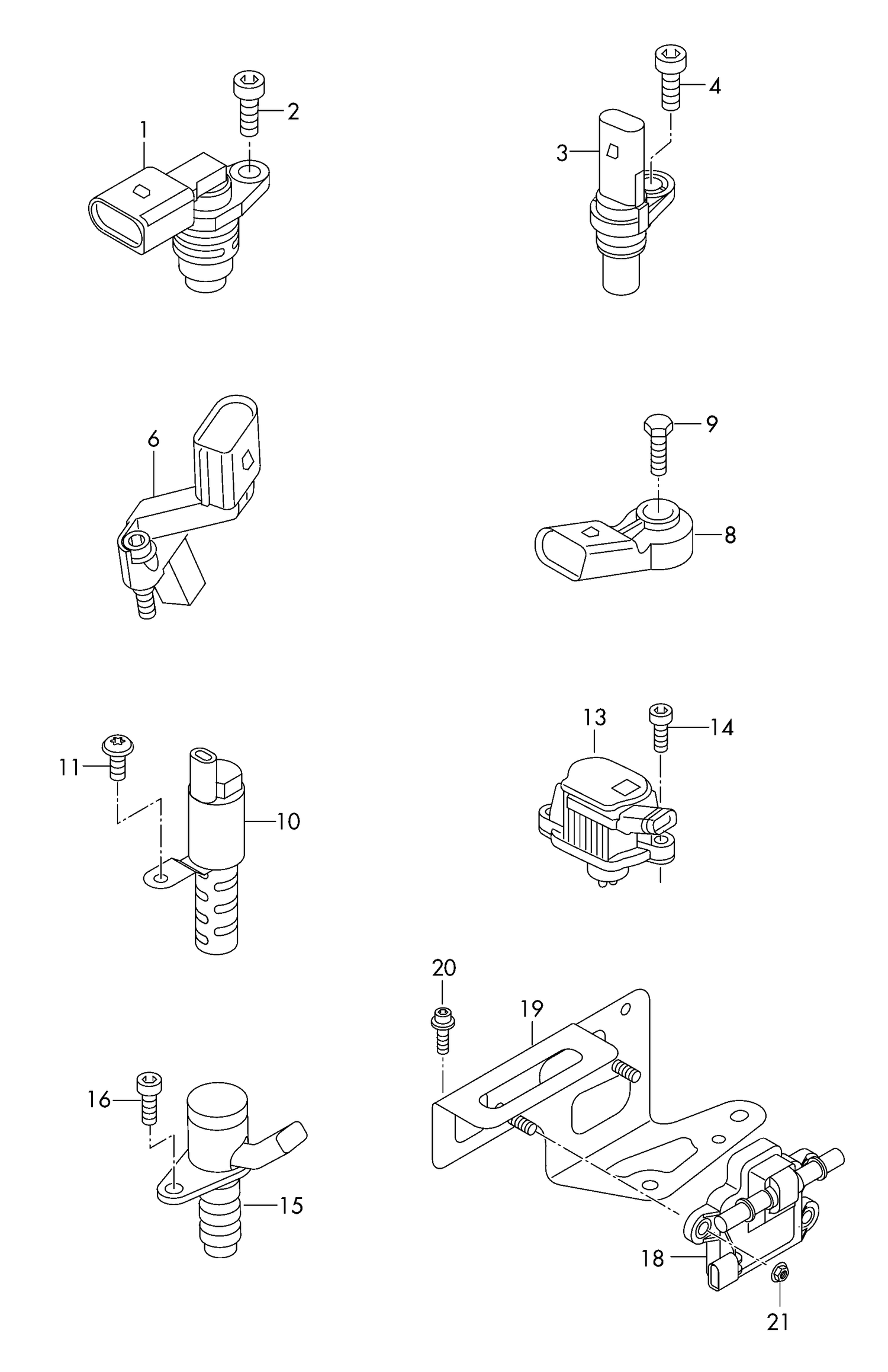906-030 impulse sender Knock sensor control valve operating valve