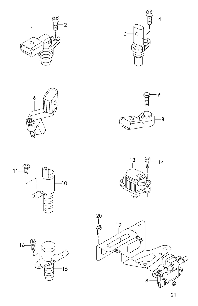 906-030 impulse sender Knock sensor control valve operating valve