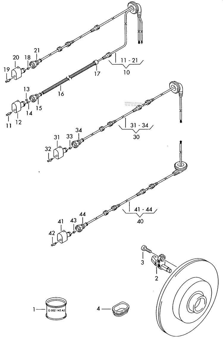 927-001 Tiguan Rear ABS Sensor incl 4Motion