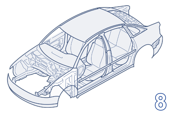 Body parts Front & Rear