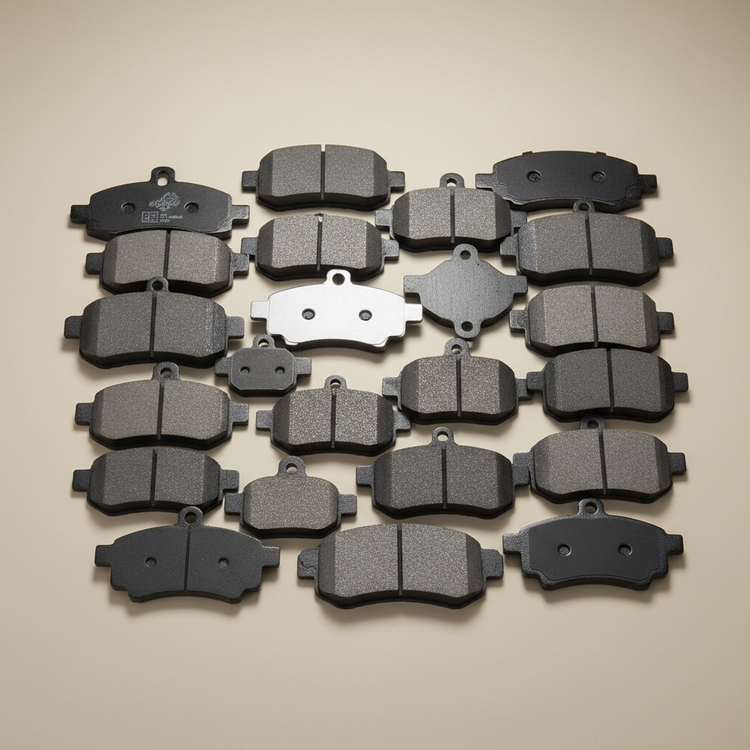 Assorted unbranded brake pads