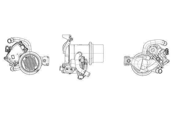 88859 Cooler for exhaust recuperation
