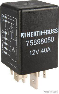 (Item 10) 100830 Herth & Buss 7pin Fuel Pump Relay 12V/40A (4/409)