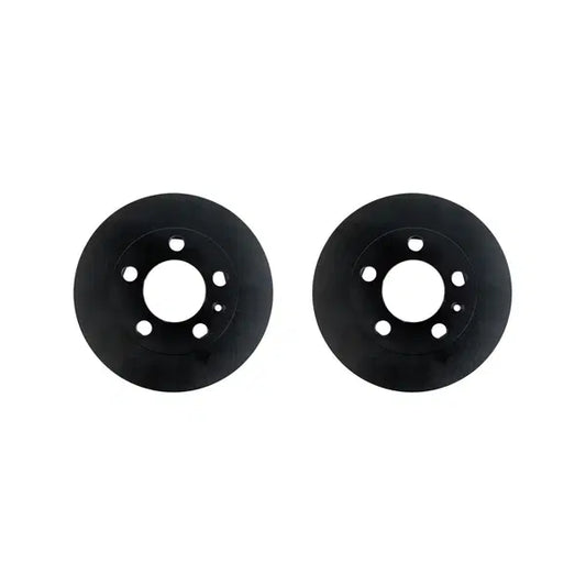 107683 Pair of Black coated Rear Solid Brake Discs-239x7mm PR-1KD,1KS,1KT,1KV