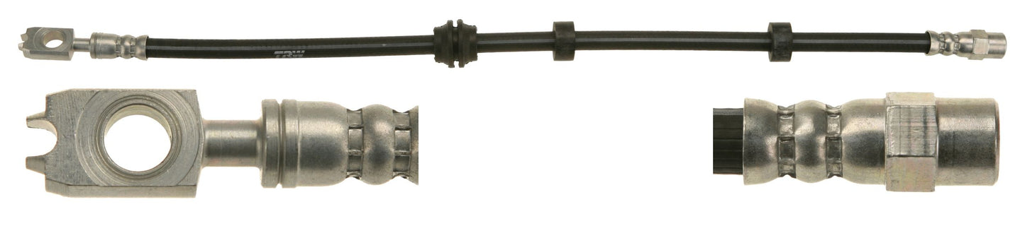 108912 Front Brake Hose for VR6 and Late GTI 'Banjo bolt type fitting, without banjo'