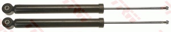 109424T TRW Pair of Rear GAS Shockabsorbers STD Susp. excluding Sports & HD. PR:1JP,PR:UA1 Ibiza mk4/5,Fabia mk2,Polo 9N 2002>