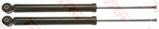 109424T TRW Pair of Rear GAS Shockabsorbers STD Susp. excluding Sports & HD. PR:1JP,PR:UA1 Ibiza mk4/5,Fabia mk2,Polo 9N 2002>