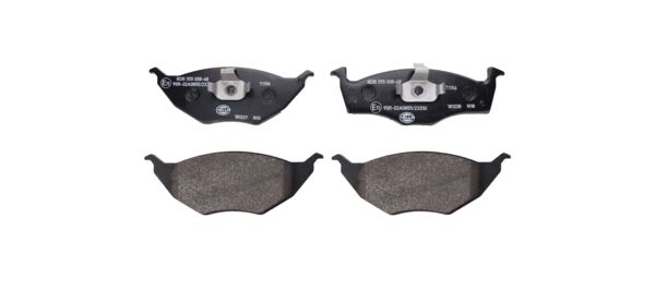 109459 Pagid Original Front brake pad set VW Lupo 1999>2005 ANY,AYZ