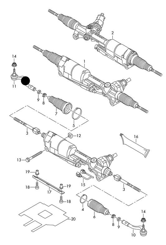 (item 11) 114414 OPTIMAL R/H Tie Rod End with nut