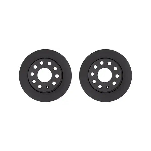 110079 Pair of Black Coated Rear Solid Brake Discs-253x10mm PR-1KD,1KQ