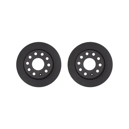 110079 Pair of Black Coated Rear Solid Brake Discs-253x10mm PR-1KD,1KQ