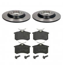206-859K Rear Brake disc pair & Rear axle set of pads
