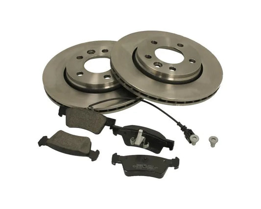 (7+10) 110428KP1 ECO Set of Front Vented Brake Discs & Pads with sensors 308mm PR-2E3 only