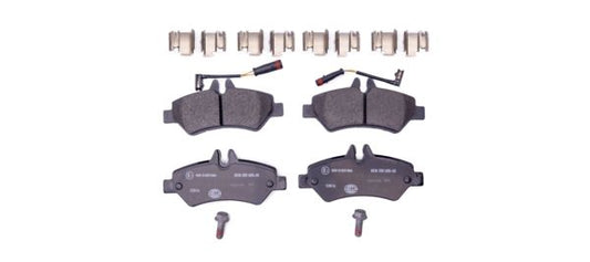 111657 Hella Rear Brake Pad Set Crafter 06> incl sensors & clips PR-0WC,0WL