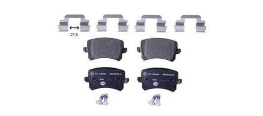112168 Rear Brake Pad Set w/o sensors Various VAG 04>