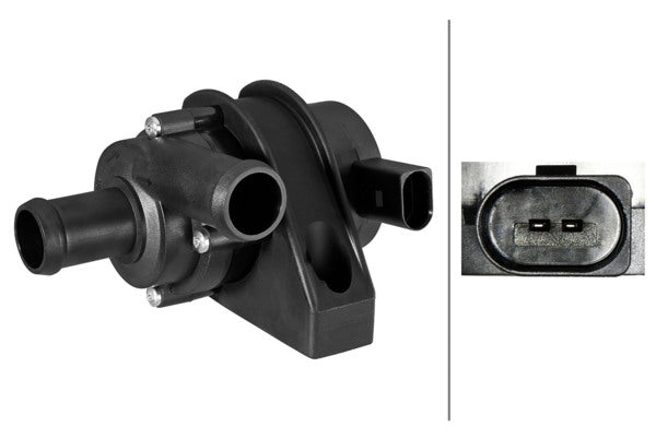 116732 Hella Additional coolant pump coolant cooling system 4-cylinder+ petrol eng.+ CDLC,CDLF 2.0 ltr.